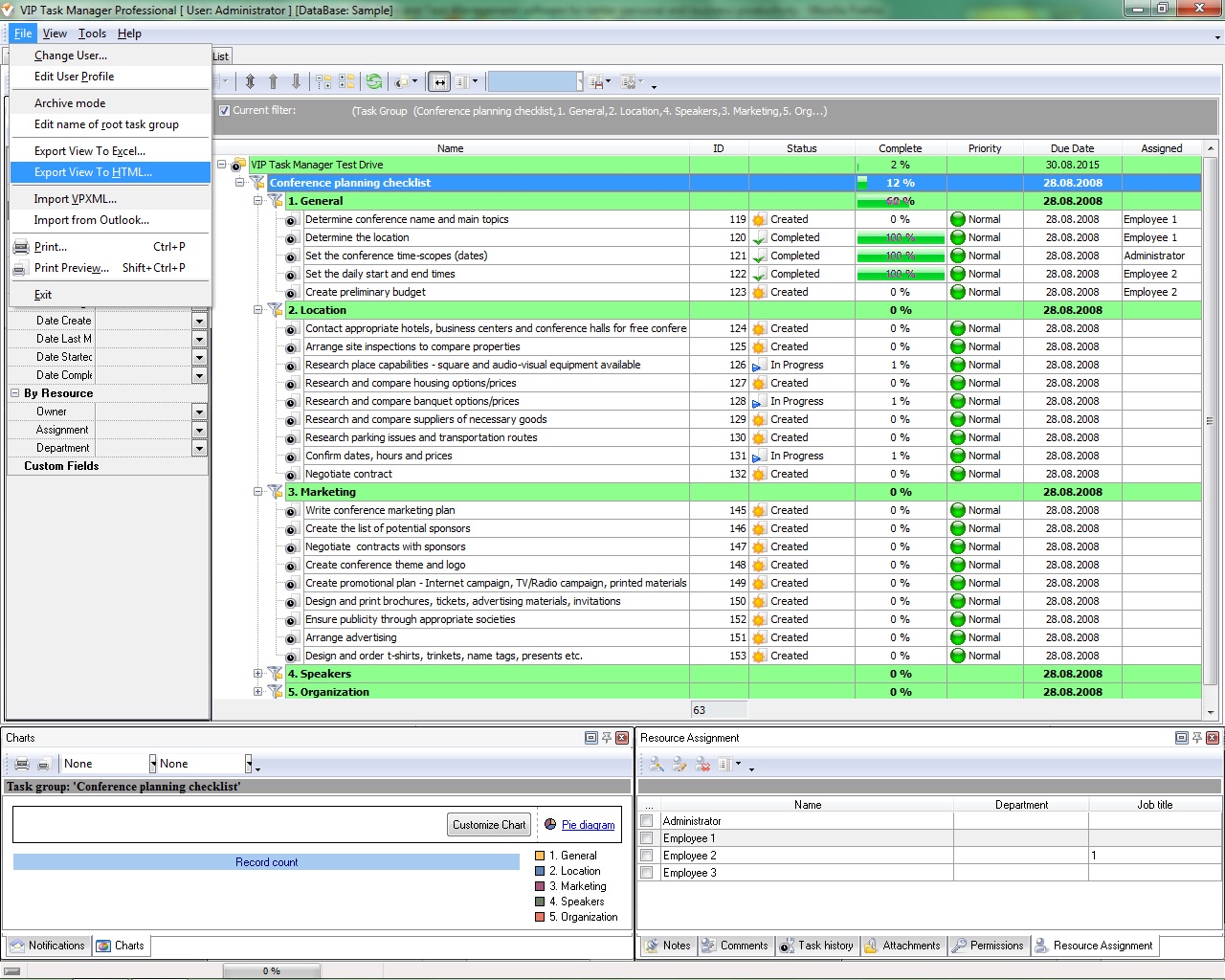 Planning And Scheduling Tools