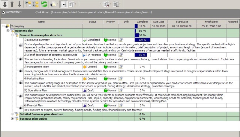 Best software for writing a business plan