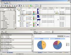 Project management client-server software for Windows