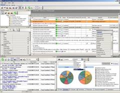 Project management client-server software for Windows