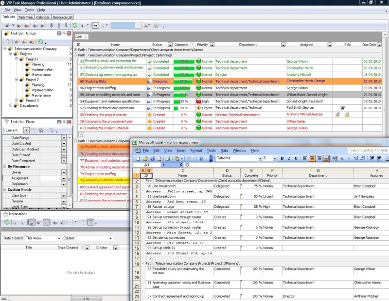 Download Forecasting Access Template